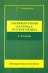 Таблицы и схемы на уроках русского языка: 5-9 классы: Методическое пособие 2006 г 120 стр ISBN 5-98466-068-7 инфо 10506n.